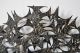 Weinstein Vtg Mid Century Modern Brutalist Starburst Metal Wall Sculpture Jere Mid-Century Modernism photo 5