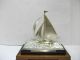 The Sailboat Of Silverep Of The Most Wonderful Japan.  A Japanese Antique. Other Antique Silverplate photo 1