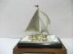 The Sailboat Of Silverep Of The Most Wonderful Japan.  A Japanese Antique. Other Antique Silverplate photo 3
