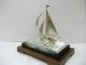 The Sailboat Of Silverep Of The Most Wonderful Japan.  A Japanese Antique. Other Antique Silverplate photo 4