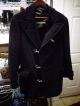 1930 ' S Union Made Coat Peacoat Type Modified W.  Snaphook Closures Sz 40 Steampunk Other Maritime Antiques photo 1
