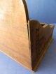 Very Early Australian Hand Carved Wooden Chip Carved Desk Tidy Letter Paper Rack Other Antique Furniture photo 5