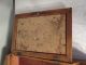 Small Antique Hand Made Wooden Folk Art Medicine Cabinet Oak & Pine Great Size Unknown photo 10