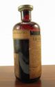 Antique Parke Davis Yerba Santa Fluid Bottle,  Amber Glass,  Full W/ Lead Seal Bottles & Jars photo 1