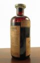 Antique Parke Davis Yerba Santa Fluid Bottle,  Amber Glass,  Full W/ Lead Seal Bottles & Jars photo 3