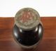 Antique Parke Davis Yerba Santa Fluid Bottle,  Amber Glass,  Full W/ Lead Seal Bottles & Jars photo 4