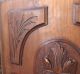 20 In Oak Leaf Panel Antique French Weathered Carved Wood Pediment Architectural Pediments photo 3