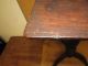 Best 18th C Ct Qa Candlestand Screaming Tiger Maple Spanish Brown Paint Primitives photo 4