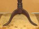 Best 18th C Ct Qa Candlestand Screaming Tiger Maple Spanish Brown Paint Primitives photo 5