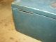 Rare 19th C Pine 4 Section Spice Box In The Best Grungy Blue Paint Primitives photo 11