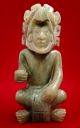 Aztec Stone Eagle Warrior Shaman Figure - Vintage Pre Columbian Style Statue The Americas photo 2