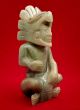 Aztec Stone Eagle Warrior Shaman Figure - Vintage Pre Columbian Style Statue The Americas photo 3