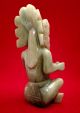 Aztec Stone Eagle Warrior Shaman Figure - Vintage Pre Columbian Style Statue The Americas photo 5