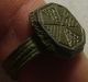 Rare Medieval Ring Artifact Patina Intact Size 9 Us Cross Star Octagon Other Antiquities photo 6