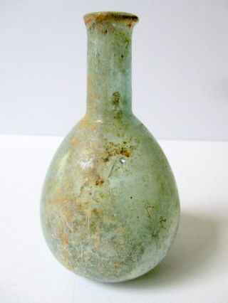 Rare 1st Century Ad Roman Glass Vessel 4 3/4 