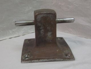 Vintage Boat Dock Cleat Aluminum With Stainles Steel Bar photo
