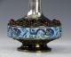 Chinese Enameled Silver Vase Form Burner With Openwork And Cabochons Vases photo 4