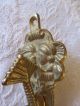 2 Vintage Brass Wall Hooks Mythical Sea Serpent Hooks & Brackets photo 6