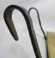 Antique 19th C Brass & Wrought Iron Primitive Fireplace Trivet Hearthware Nr Yqz Hearth Ware photo 3