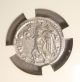 Ad222 - 235 Severus Alexander Victory Reverse Ancient Roman Silver Denarius Ngc Xf Roman photo 1