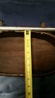 Vintage Antique Hand Made Wood & Leather Tool Box Caddy Blacksmith Ferrier Old Primitives photo 9