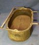 Vintage Antique Hand Made Wood & Leather Tool Box Caddy Blacksmith Ferrier Old Primitives photo 2