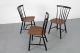 3 Mid Century Modern Teak Chairs 60s Denmark | Danish Modern Stühle W Tapiovaara 1900-1950 photo 11