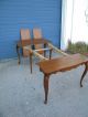 French Convertible Extending Dining Table / Console Table With 2 Leaves 6463 Post-1950 photo 10