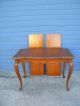 French Convertible Extending Dining Table / Console Table With 2 Leaves 6463 Post-1950 photo 2