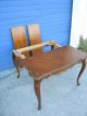 French Convertible Extending Dining Table / Console Table With 2 Leaves 6463 Post-1950 photo 5