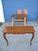 French Convertible Extending Dining Table / Console Table With 2 Leaves 6463 Post-1950 photo 6