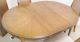 Vintage Mid - Century Drexel Collage Walnut Table 4 Cane Chairs Leaves Table Pads Post-1950 photo 2