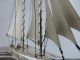 Finest Hand Crafted Japanese Sterling Silver Two Masted Model Yacht Ship Japan Other Antique Sterling Silver photo 6