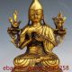Chinese Brass Handwork Carved Buddha Statue Buddha photo 2