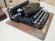 Antique Typewriter Klein Adler 1 Y/ 1921 W/ Case Ecrire Escribir Scrivere Typewriters photo 4