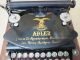 Antique Typewriter Klein Adler 1 Y/ 1921 W/ Case Ecrire Escribir Scrivere Typewriters photo 8