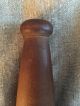 Antique Victorian Large Wooden Primitive Mortar And Pestle Apothecary Early Herb Mortar & Pestles photo 6