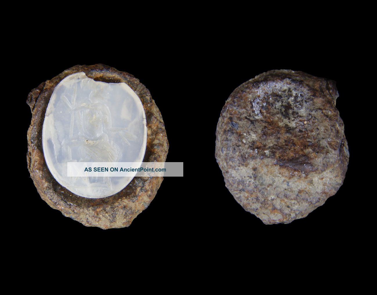 Roman Gem With Minerva Intaglio Roman photo