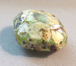 Ancient Roman Glass Bead Focal Excavated Afghanistan photo