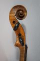 Antique 19thc Signed John Albert Philadelphia,  4/4 Figured Maple Violin,  Nr String photo 5