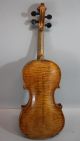 Antique 19thc Signed John Albert Philadelphia,  4/4 Figured Maple Violin,  Nr String photo 8