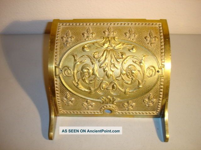 Vintage 1903 - 1909 National Cash Register Brass Front Cover  Parts Cash Register, Adding Machines photo