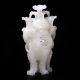 Natural White Jade Handwork Carved 4 Legs & Bicyclic Okho Other Chinese Antiques photo 1