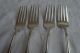 8 Pc Wallace Stradivari Sterling Silver Salad Fork No Monogram 284 Gr Flatware & Silverware photo 2