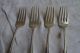 8 Pc Wallace Stradivari Sterling Silver Salad Fork No Monogram 284 Gr Flatware & Silverware photo 4