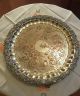 Antique Victorian Sheffield Silver Plate Quality Drinks Serving Tray Salver Platters & Trays photo 3