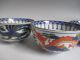 Chinese Pottery Bowl 3set W/sign/ Painting/ Dragon/ 2743 Bowls photo 2