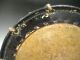 Japanese Vintage Drum Shime - Daiko Taiko Lacquer Makie Pine Hawk Drumstick Other Japanese Antiques photo 11