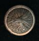 Antique 19th C Stevensgraph Fabric Button Female Portrait Head Buttons photo 1