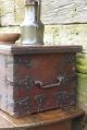 17th Century Oak And Iron Bound Strong Chest Pre-1800 photo 5